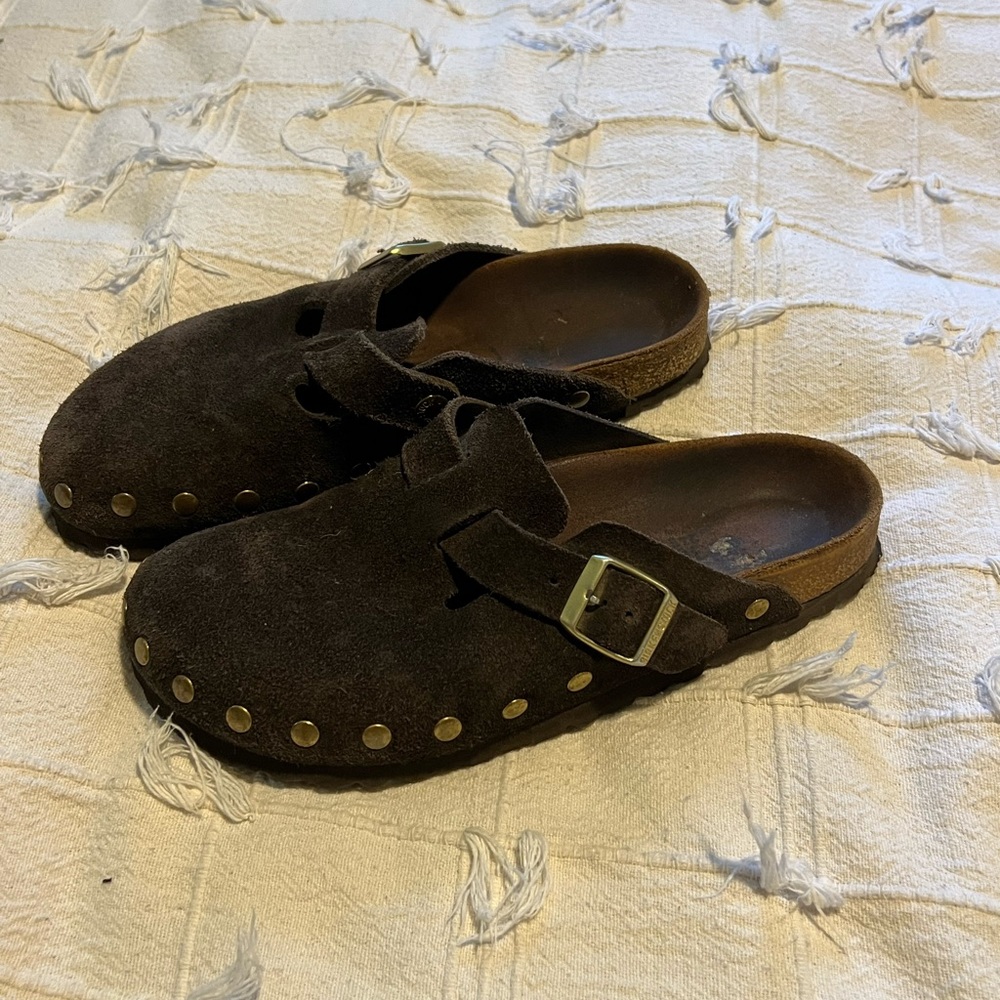 Birkenstock Boston studded clogs size 37 narrow
